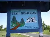 Trail Head Park sign